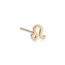 Zoë Chicco Itty Bitty 14K Yellow Gold Zodiac Sign Single Stud Earring Aries -Outlet Zoë Chicco Store unnamed file 10