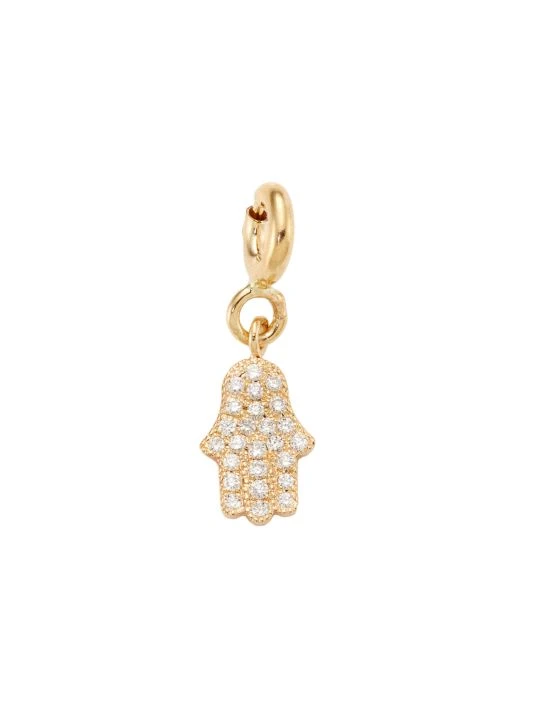 Zoë Chicco 14K Yellow Gold & Diamond Hamsa Charm<br> 3 Zoë Chicco 14K Yellow Gold & Diamond Hamsa Charm<br>