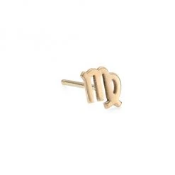 Zoë Chicco Itty Bitty 14K Yellow Gold Zodiac Sign Single Stud Earring Aries -Outlet Zoë Chicco Store unnamed file 12