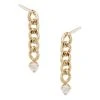 Zo&euml; Chicco 14K Yellow Gold & Diamond Small Curb Chain Drop Earrings -Outlet Zoë Chicco Store unnamed file 16