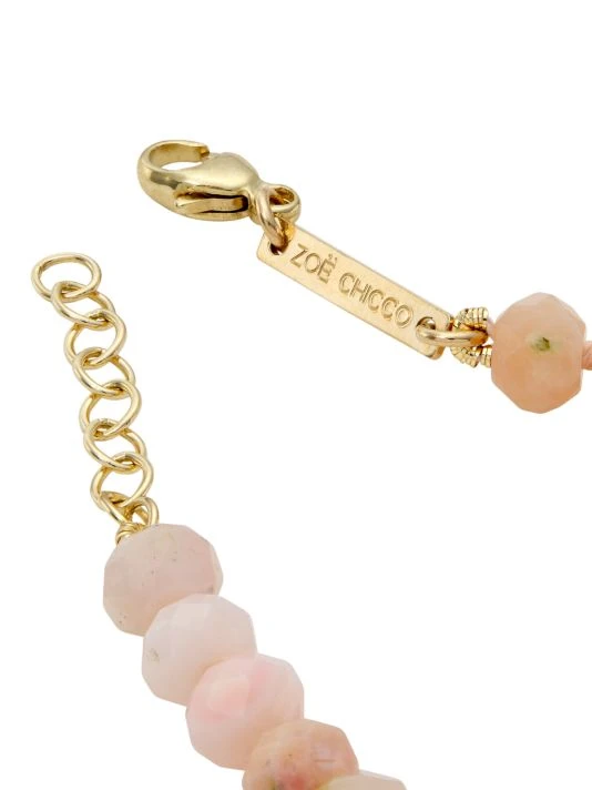 Zoë Chicco 14K Yellow Gold, Pink Opal, & Diamond Beaded Bracelet 5 Zoë Chicco 14K Yellow Gold, Pink Opal, & Diamond Beaded Bracelet - Image 3