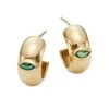 Zoë Chicco 14K Gold & Emerald Huggie Hoops Earrings 2 Zoë Chicco 14K Gold & Emerald Huggie Hoops Earrings -Outlet Zoë Chicco Store unnamed file 175