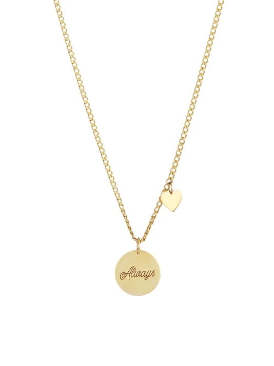 Zoë Chicco Amore 14K Yellow Gold Pendant Necklace 3 Zoë Chicco Amore 14K Yellow Gold Pendant Necklace