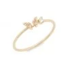 Zoë Chicco Itty Bitty Symbols 14K Yellow Gold & White Diamond Ring