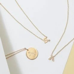 Zoë Chicco Diamond & 14K Yellow Gold Initial Pendant Necklace 17 Zoë Chicco Diamond & 14K Yellow Gold Initial Pendant Necklace -Outlet Zoë Chicco Store unnamed file 20
