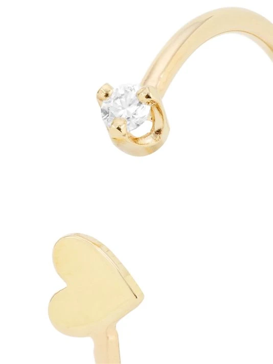 Zoë Chicco Itty Bitty Symbols 14K Yellow Gold & Diamond Open Ring 6 Zoë Chicco Itty Bitty Symbols 14K Yellow Gold & Diamond Open Ring - Image 4