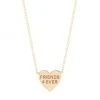 Zoë Chicco Feel The Love 14K Yellow Gold Heart Pendant Necklace