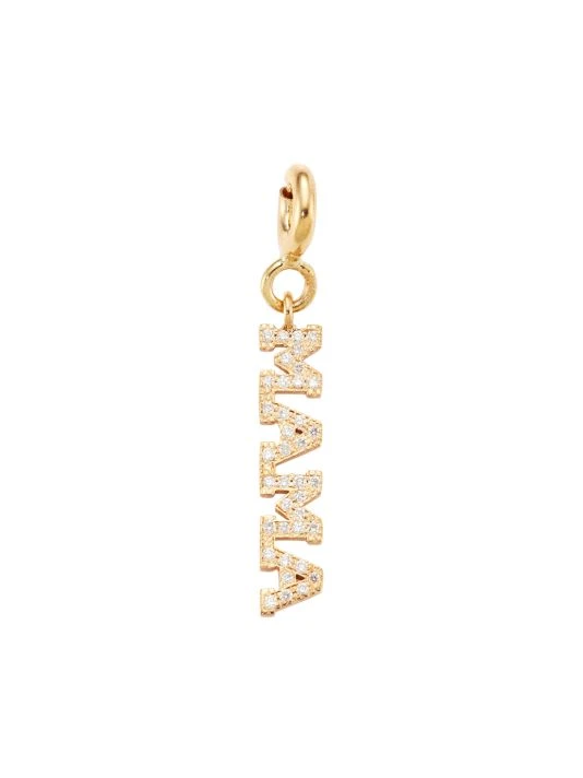 Zoë Chicco 14K Yellow Gold & Diamond 'Mama' Charm 3 Zoë Chicco 14K Yellow Gold & Diamond 'Mama' Charm