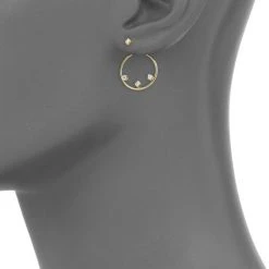 Zoë Chicco Diamond & 14K Yellow Gold Hoop Earrings/1.25" -Outlet Zoë Chicco Store unnamed file 290