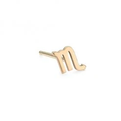 Zoë Chicco Itty Bitty 14K Yellow Gold Zodiac Sign Single Stud Earring Aries -Outlet Zoë Chicco Store unnamed file 3