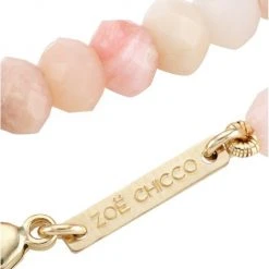 Zoë Chicco 14K Yellow Gold, Pink Opal, & Diamond Necklace -Outlet Zoë Chicco Store unnamed file 309