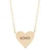 Zoë Chicco Feel The Love 14K Yellow Gold Candy-Heart Pendant Necklace