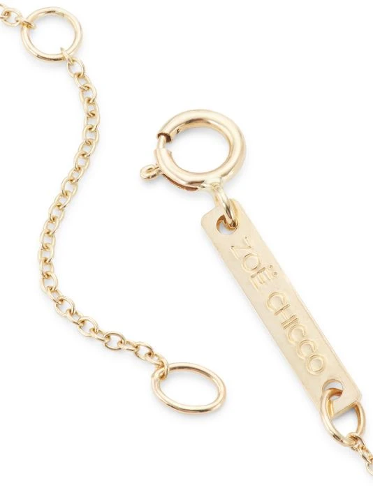 Zoë Chicco Feel The Love 14K Yellow Gold Candy-Heart Pendant Necklace 5 Zoë Chicco Feel The Love 14K Yellow Gold Candy-Heart Pendant Necklace - Image 3