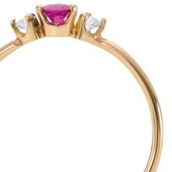 Zo&euml; Chicco 14K Yellow Gold, Pink Sapphire, & Diamond Ring -Outlet Zoë Chicco Store unnamed file 335