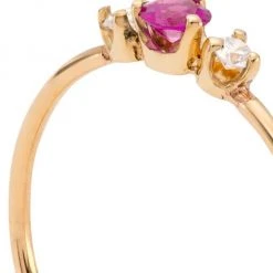 Zo&euml; Chicco 14K Yellow Gold, Pink Sapphire, & Diamond Ring -Outlet Zoë Chicco Store unnamed file 336
