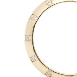 Zo&euml; Chicco Heavy Metal 14K Gold & Diamond Half-Round Pav&eacute; Striped Ring -Outlet Zoë Chicco Store unnamed file 347