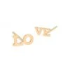 Zoë Chicco Itty Bitty Words 14K Gold Tiny Lo & Ve Stud Earrings -Outlet Zoë Chicco Store unnamed file 36