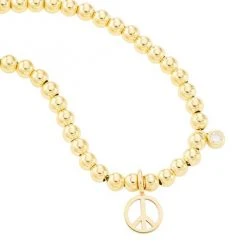 Zoë Chicco Midi Bitty Symbols 14K Yellow Gold & Diamond Beaded Bracelet -Outlet Zoë Chicco Store unnamed file 371