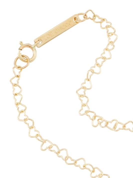 Zoë Chicco Feel The Love 14K Yellow Gold Heart-Link Chain Necklace 5 Zoë Chicco Feel The Love 14K Yellow Gold Heart-Link Chain Necklace - Image 3