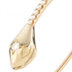 Zoë Chicco Kingdom Kollection 14K Yellow Gold & Diamond Snake-Head Threader Earrings -Outlet Zoë Chicco Store unnamed file 384