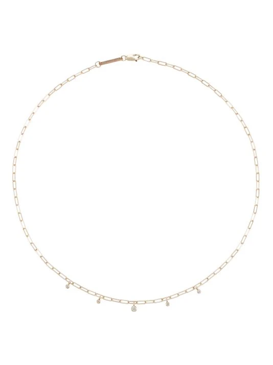Zoë Chicco 14K Yellow Gold & Diamond Paperclip Chain Necklace 3 Zoë Chicco 14K Yellow Gold & Diamond Paperclip Chain Necklace