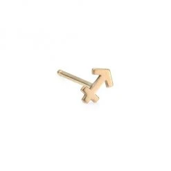 Zoë Chicco Itty Bitty 14K Yellow Gold Zodiac Sign Single Stud Earring Aries -Outlet Zoë Chicco Store unnamed file 4