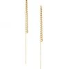 Zoë Chicco Heavy Metal 14K Yellow Gold Curb Chain Threader Earrings -Outlet Zoë Chicco Store unnamed file 414