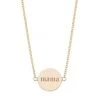 Zoë Chicco Tender Tokens 14K Yellow Gold "Mama" & "Boss" Reversible Disc Pendant Necklace -Outlet Zoë Chicco Store unnamed file 416