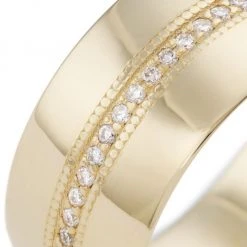 Zo&euml; Chicco Heavy Metal 14K Yellow Gold & Diamond Cigar Band Ring -Outlet Zoë Chicco Store unnamed file 464