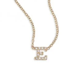 Zoë Chicco Pavé Diamond & 14K Yellow Gold Initial Pendant Necklace Initial E -Outlet Zoë Chicco Store unnamed file 500