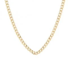 Zoë Chicco 14K Yellow Gold Medium Curb Chain Necklace