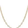 Zo&euml; Chicco 14K Yellow Gold Medium Square-Oval Link Necklace -Outlet Zoë Chicco Store unnamed file 521