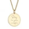 Zoë Chicco Mantras 14K Yellow Gold "Stay In Your Magic" Disc Pendant Necklace -Outlet Zoë Chicco Store unnamed file 545