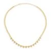 Zoë Chicco Bezel Diamonds 14K Yellow Gold & Diamond Beaded Necklace