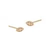 Zoë Chicco 14K Yellow Gold & Diamond Itty Bitty Evil Eye Stud Earrings -Outlet Zoë Chicco Store unnamed file 562