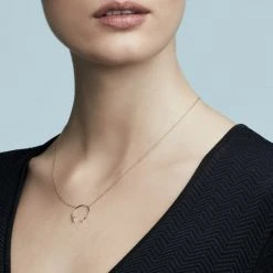 Zoë Chicco Medium Open Circle Baguette Diamond & 14K Yellow Gold Pendant Necklace -Outlet Zoë Chicco Store unnamed file 602