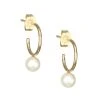 Zoë Chicco 4MM White Round Freshwater Pearl 14K Yellow Gold Huggie Hoop Earrings -Outlet Zoë Chicco Store unnamed file 616