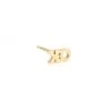 Zoë Chicco 14K Yellow Gold XO Single Stud Earring -Outlet Zoë Chicco Store unnamed file 623