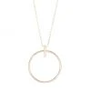 Zoë Chicco Pavé Diamond Gold Hoop Pendant Necklace -Outlet Zoë Chicco Store unnamed file 625