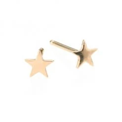 Zo&euml; Chicco 14K Yellow Gold Itty Bitty Star Stud Earrings