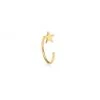 Zoë Chicco Itty Bitty Star 14K Yellow Gold Single Hoop Earring