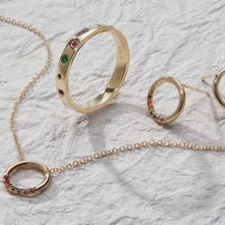 Zo&euml; Chicco 14K Yellow Gold Gemstone Ring Necklace -Outlet Zoë Chicco Store unnamed file 664