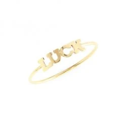 Zoë Chicco 14K Yellow Gold Luck Ring