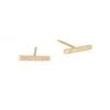 Zo&euml; Chicco Pav&eacute; Diamond 14K Gold Bar Studs -Outlet Zoë Chicco Store unnamed file 674