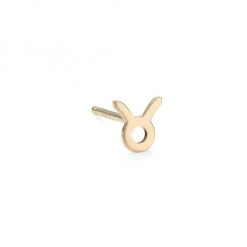 Zoë Chicco Itty Bitty 14K Yellow Gold Zodiac Sign Single Stud Earring Aries -Outlet Zoë Chicco Store unnamed file 7