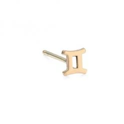 Zoë Chicco Itty Bitty 14K Yellow Gold Zodiac Sign Single Stud Earring Aries -Outlet Zoë Chicco Store unnamed file 8