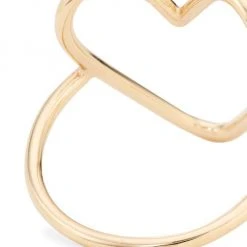 Zoë Chicco Feel The Love Large 14K Yellow Gold Heart Ring -Outlet Zoë Chicco Store unnamed file 95